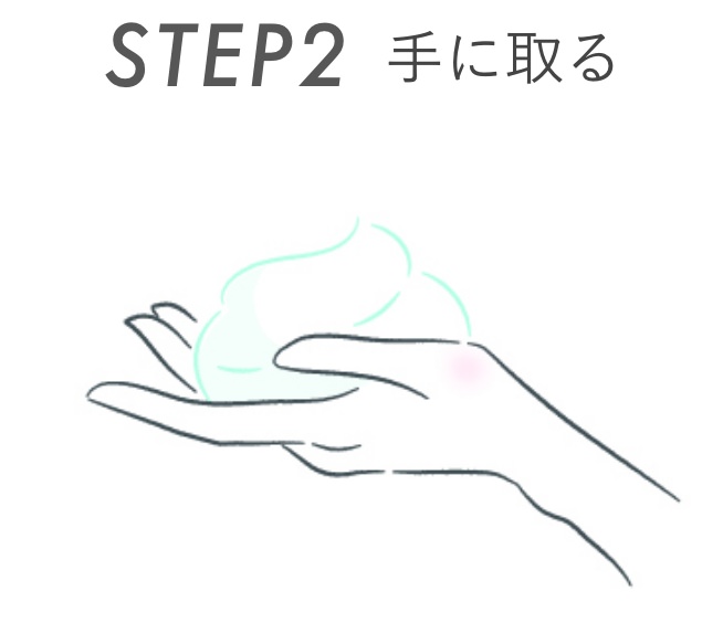 STEP２ 手に取る