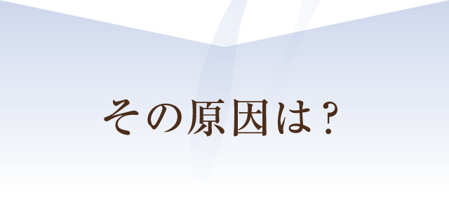 その原因は?